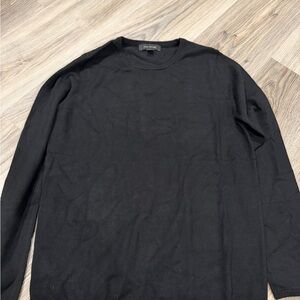 Ann Taylor Black Crewneck Long Sleeve Sweater